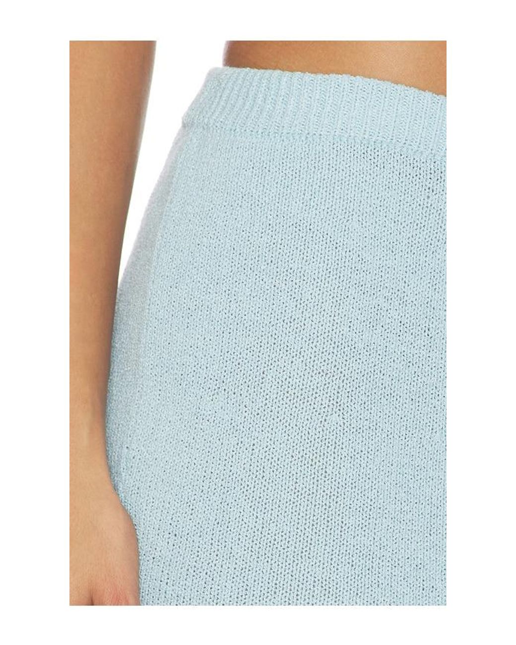 SNDY'S Blue Monte Knit Mini Skirt
