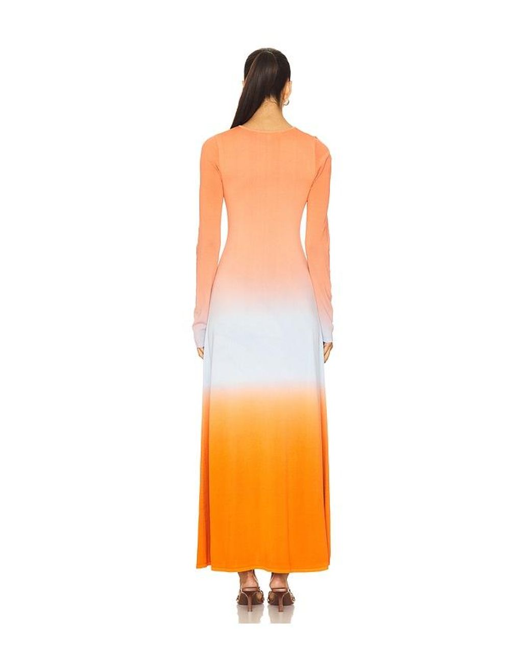 Solid & Striped Orange The Dora Dress