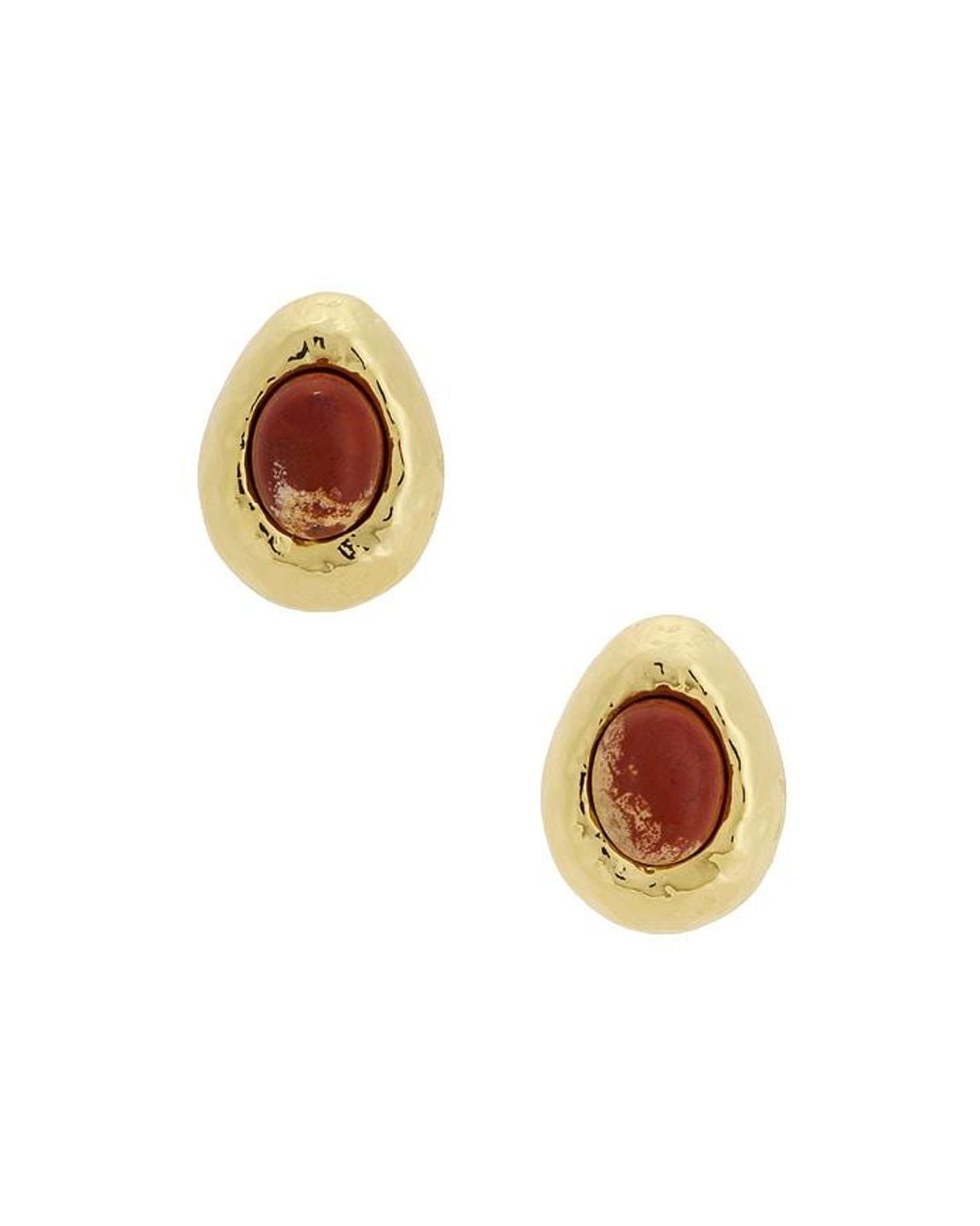 Anni Lu White Ohrstecker Cherry