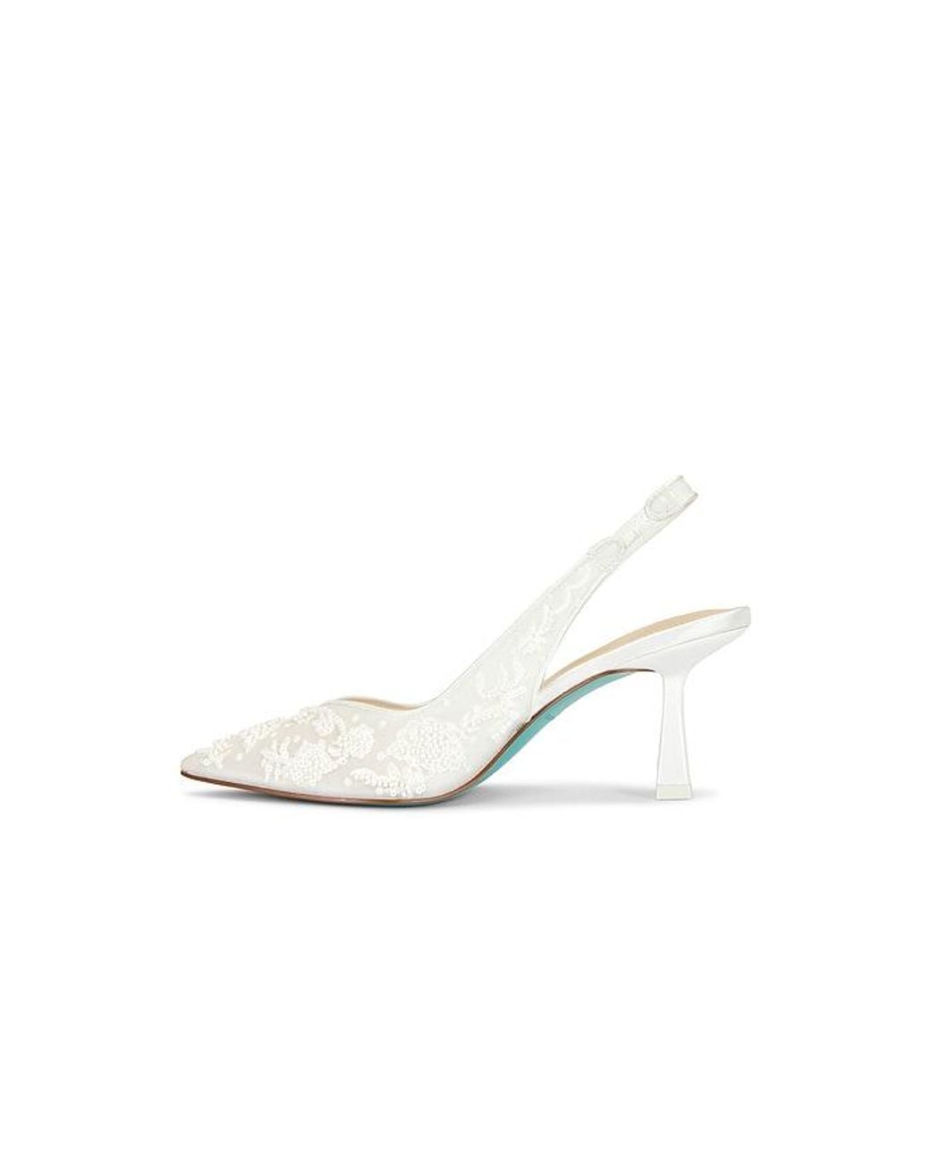 Steve Madden White X Betsey Johnson Nikki Slingback Pump