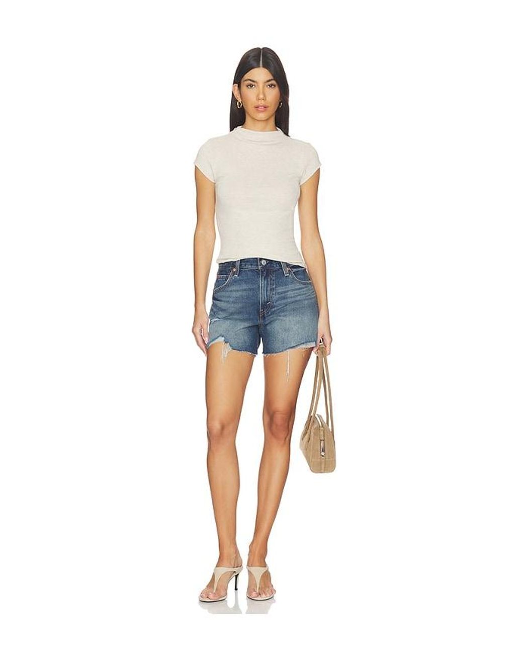 Levi's Blue Ribcage Short Zip