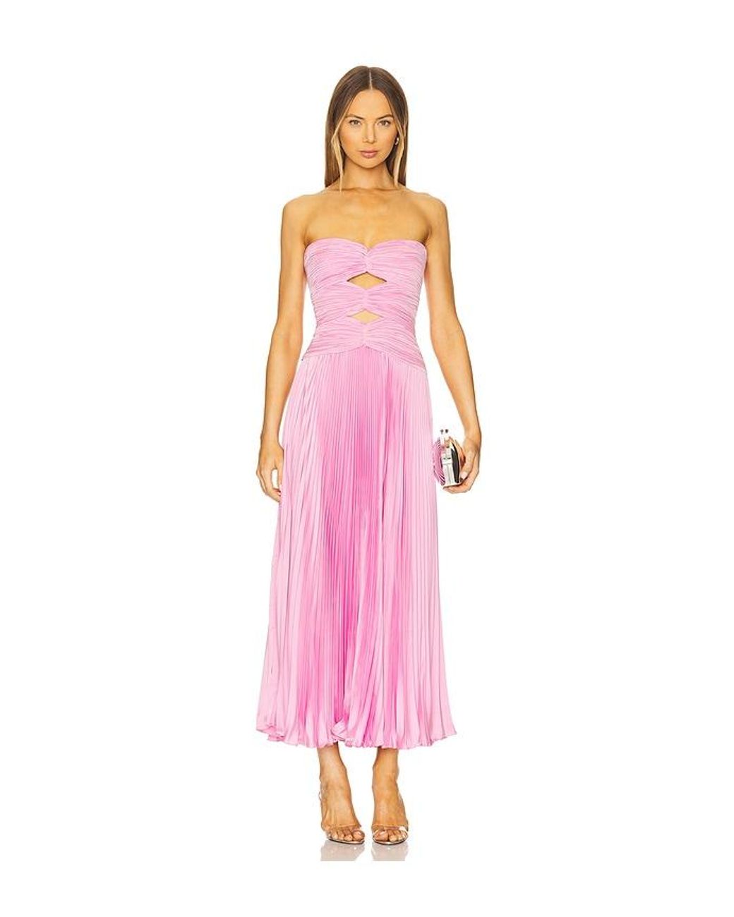 AMUR Pink Carolynn Maxi Dress