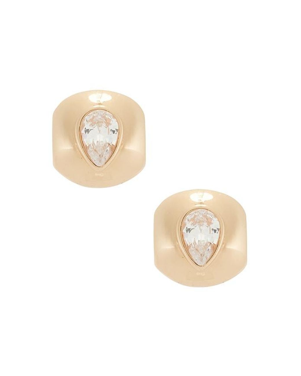 Ettika White Glowing Gem Earrings
