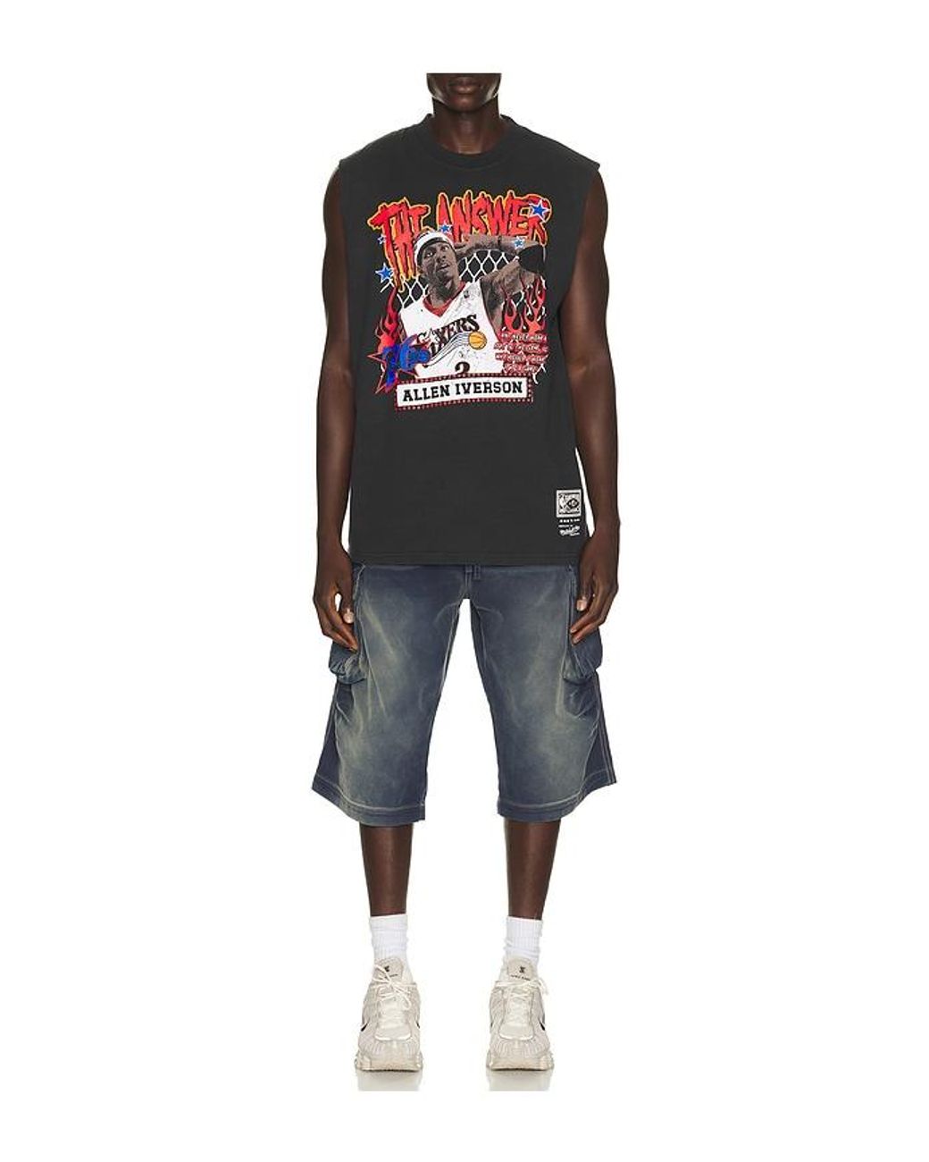 Mitchell & Ness Top in Black für Herren