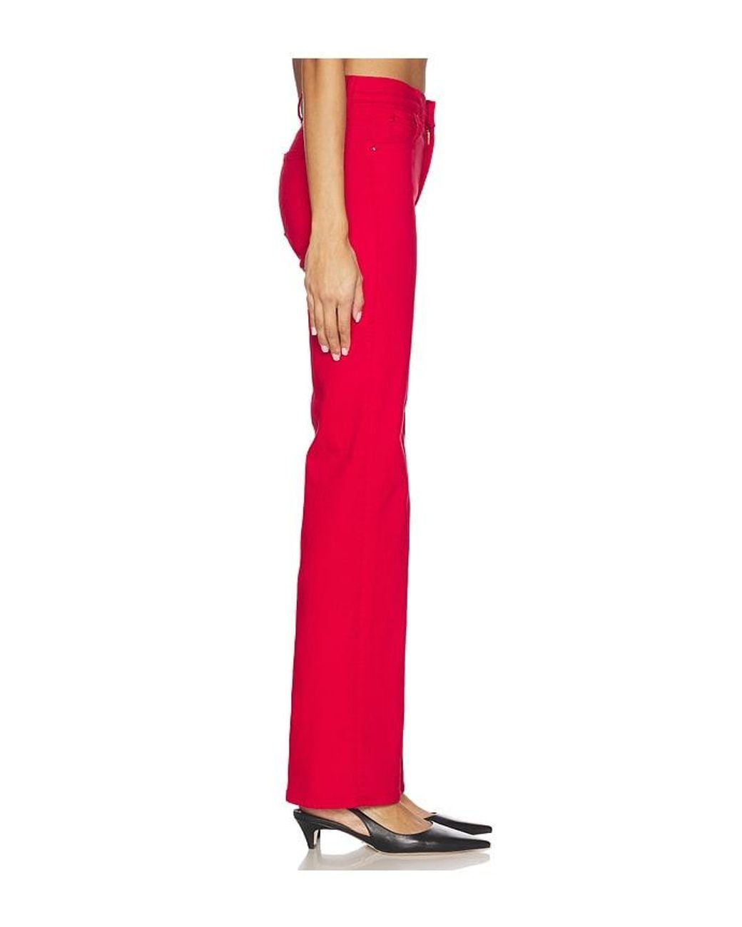 Mother Red The Kick It Jeans