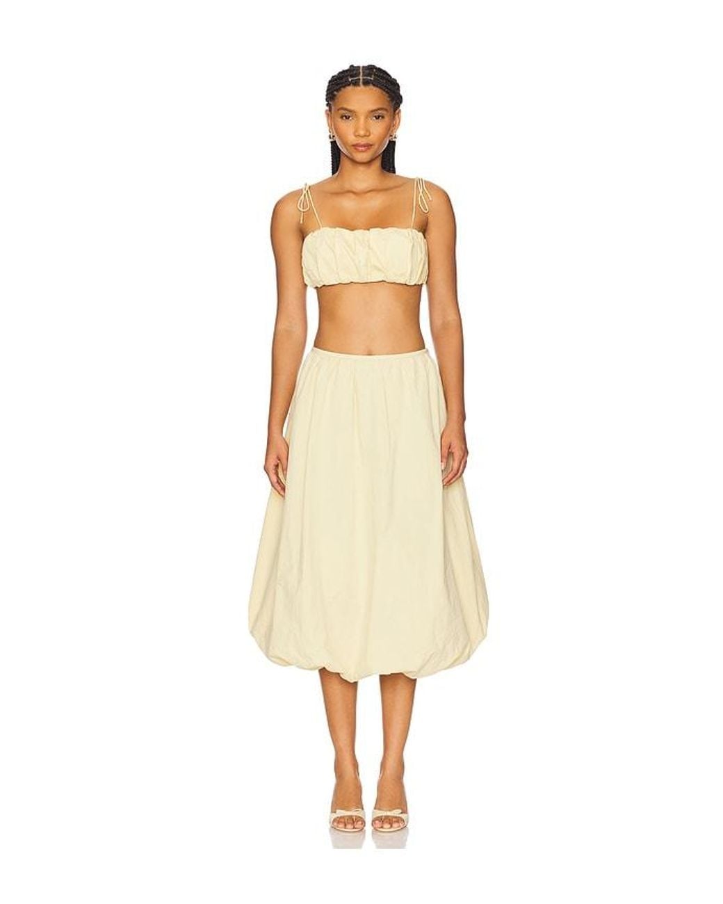 Lioness Natural Intuition Bubble Midi Skirt