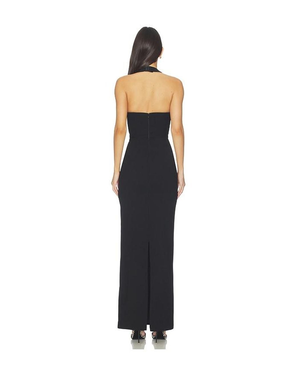 Ilkyaz Ozel Black Asena Dress