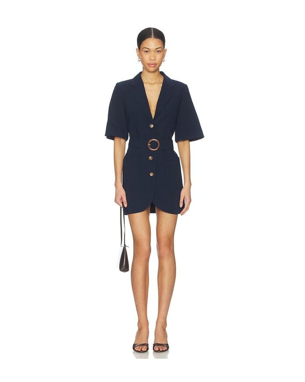 Amanda Uprichard Blue Blake Dress