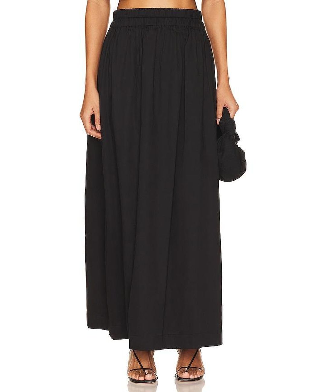 Mikoh Swimwear Black Delia Skirt