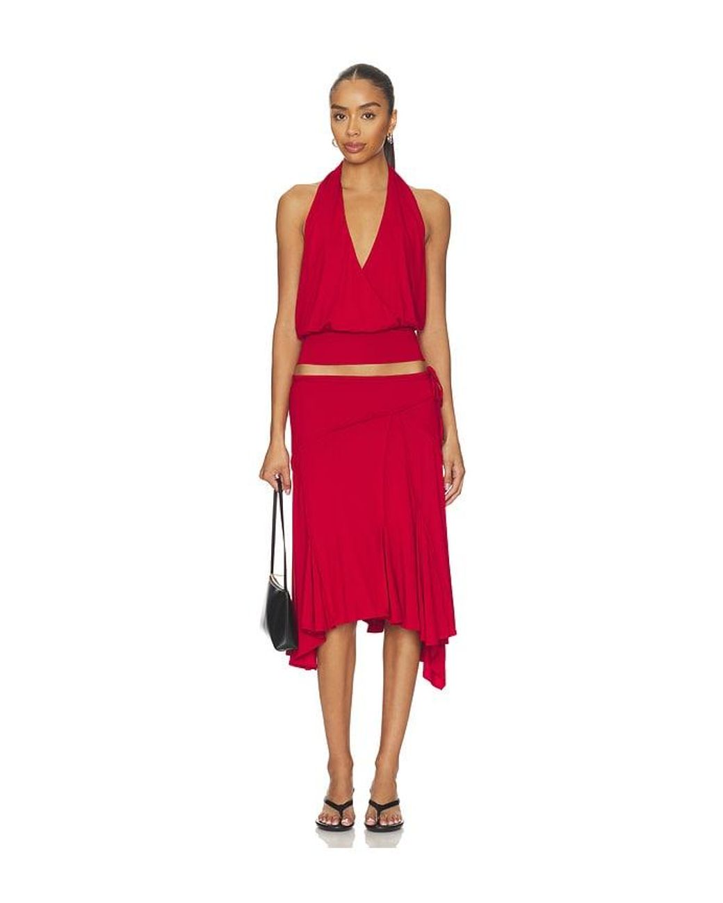 With Jean Red X Revolve Sharni Skirt