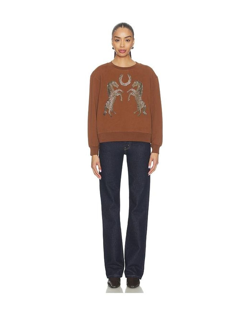 AllSaints Brown Luck Pippa Sweater