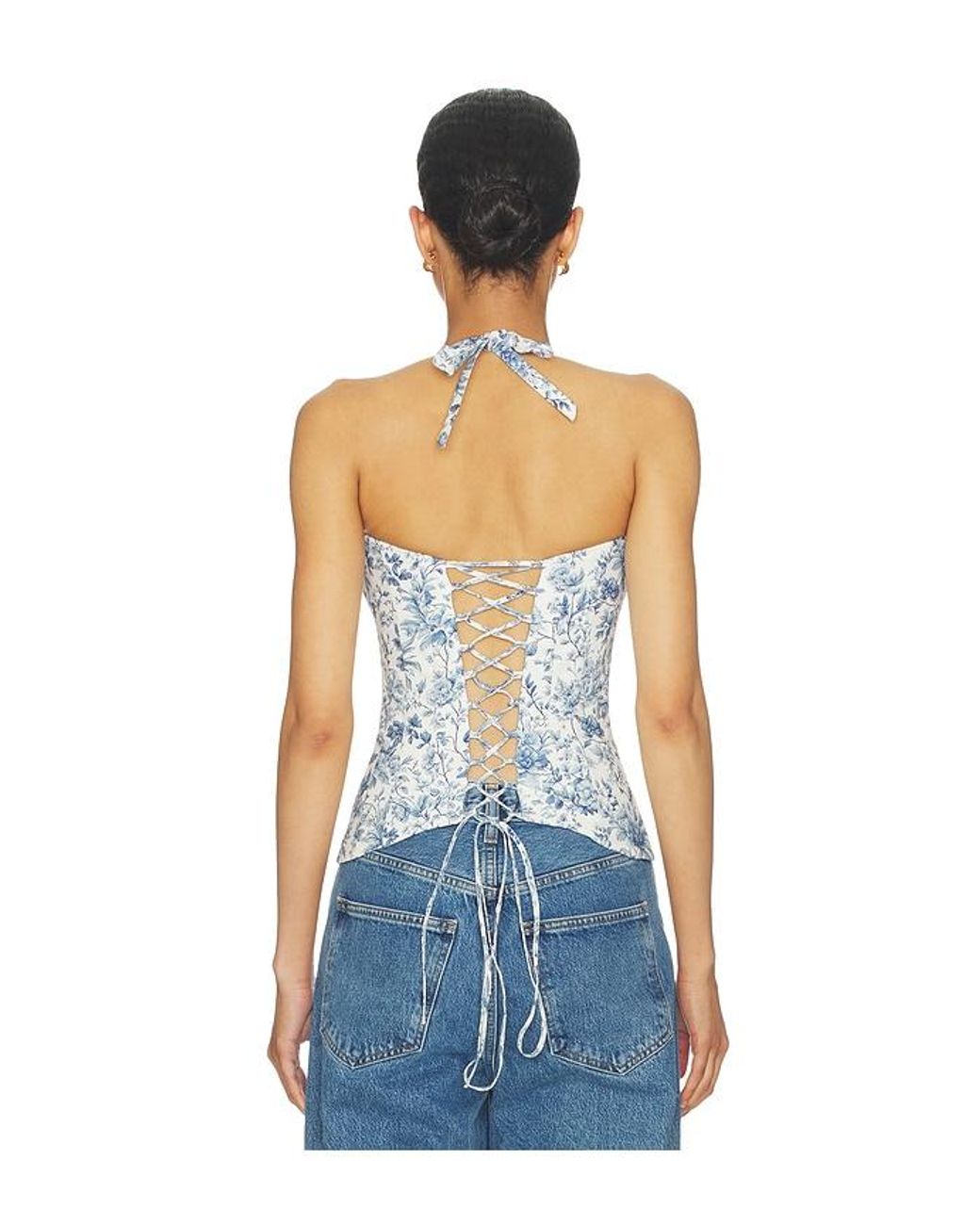 V. Chapman Blue Carrie Top