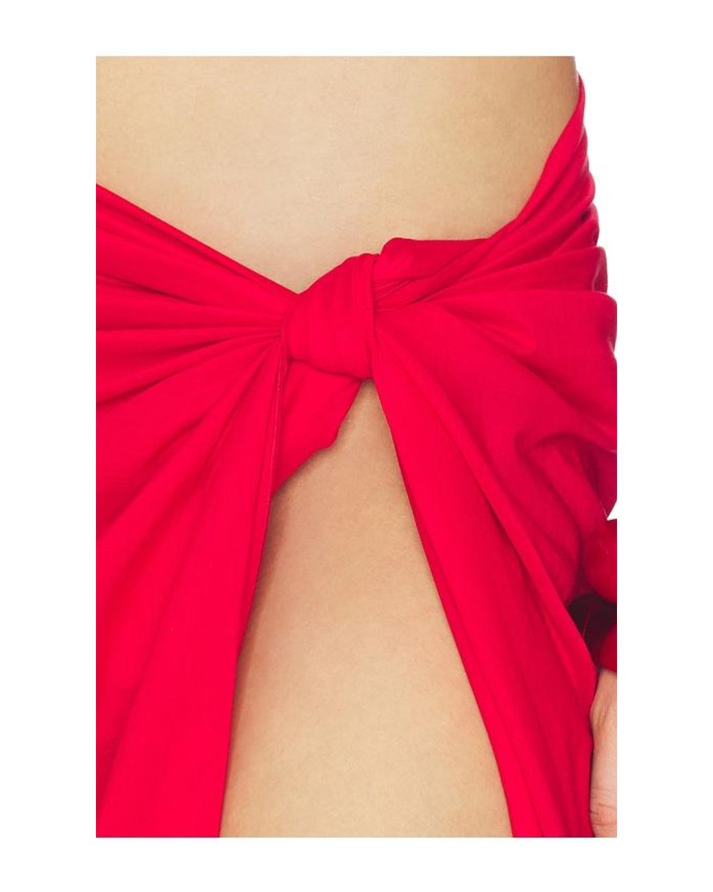 ÉTERNE Red Esme Maxi Sarong