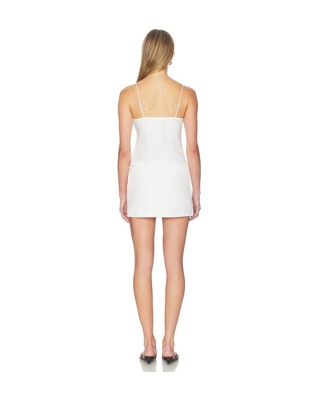 ALL THE WAYS White Ally Mini Skirt Set