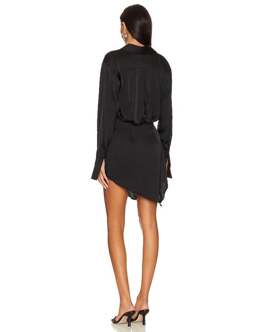 L'academie Black Aurelie Mini Dress