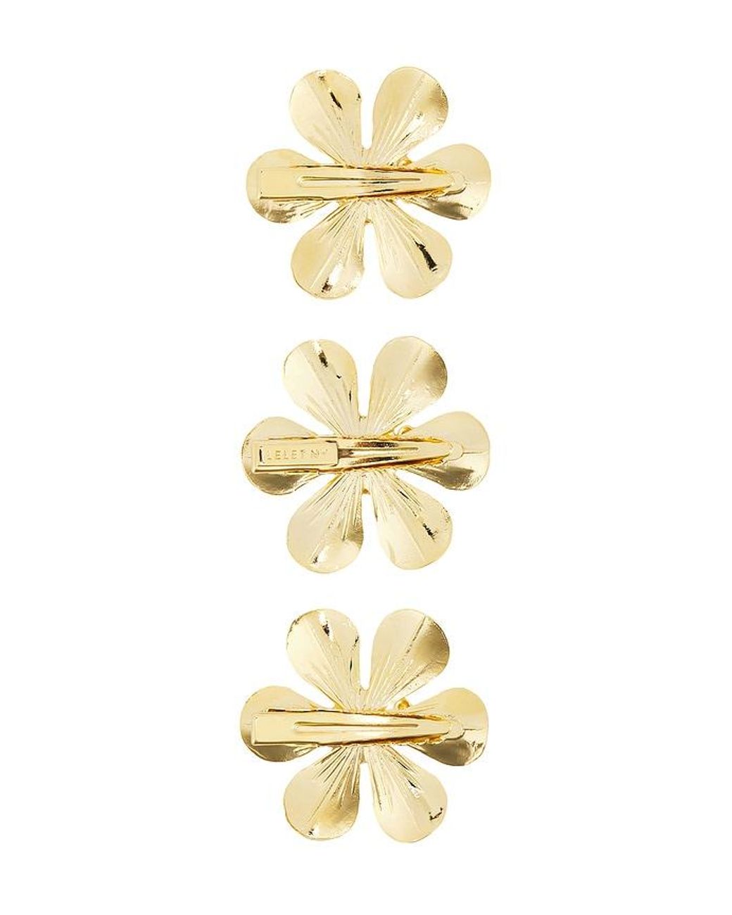 Lelet Metallic Haarspangen-Set Flora
