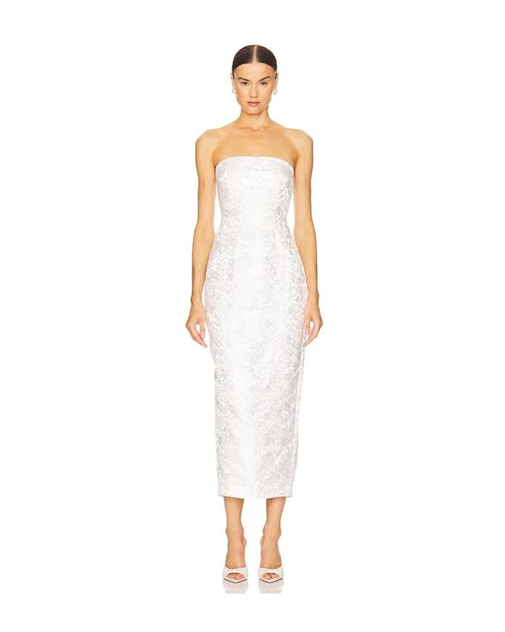 SAU LEE White Jennifer Dress