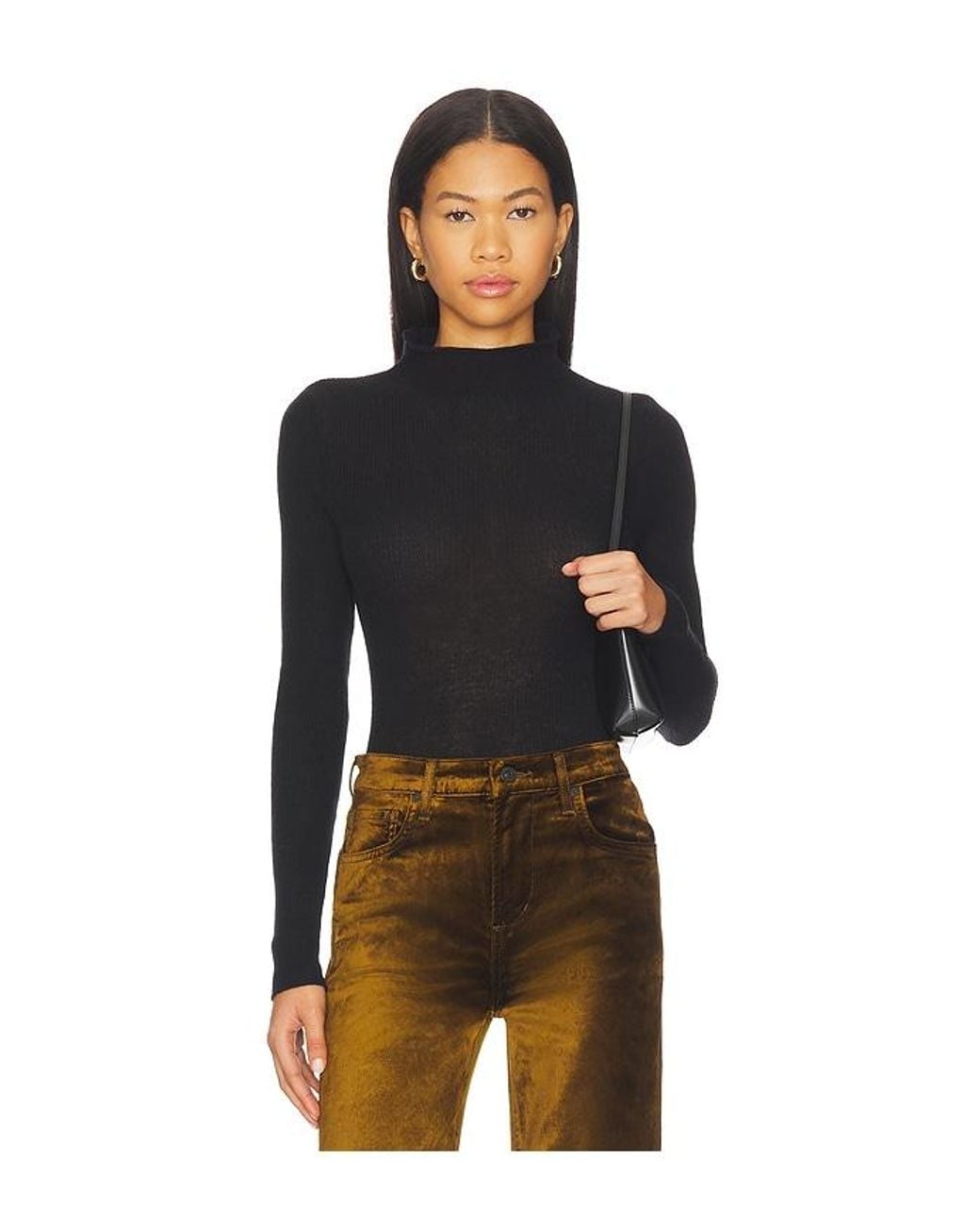 Citizens of Humanity Black Nara Turtleneck Sweater
