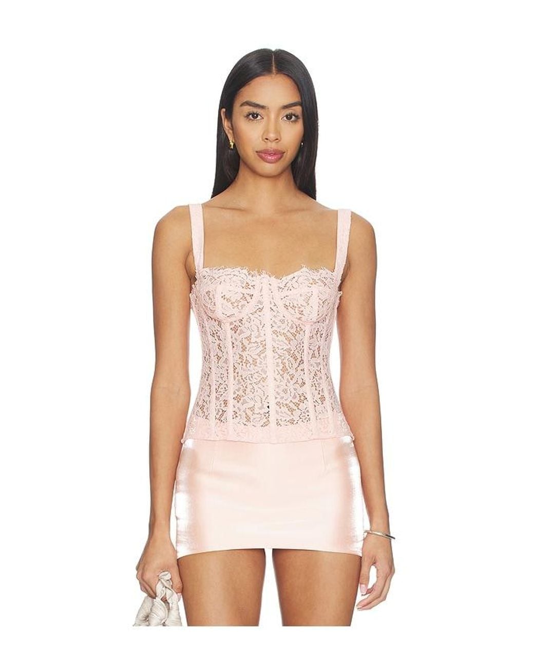 Lovers + Friends Pink Hilly Top