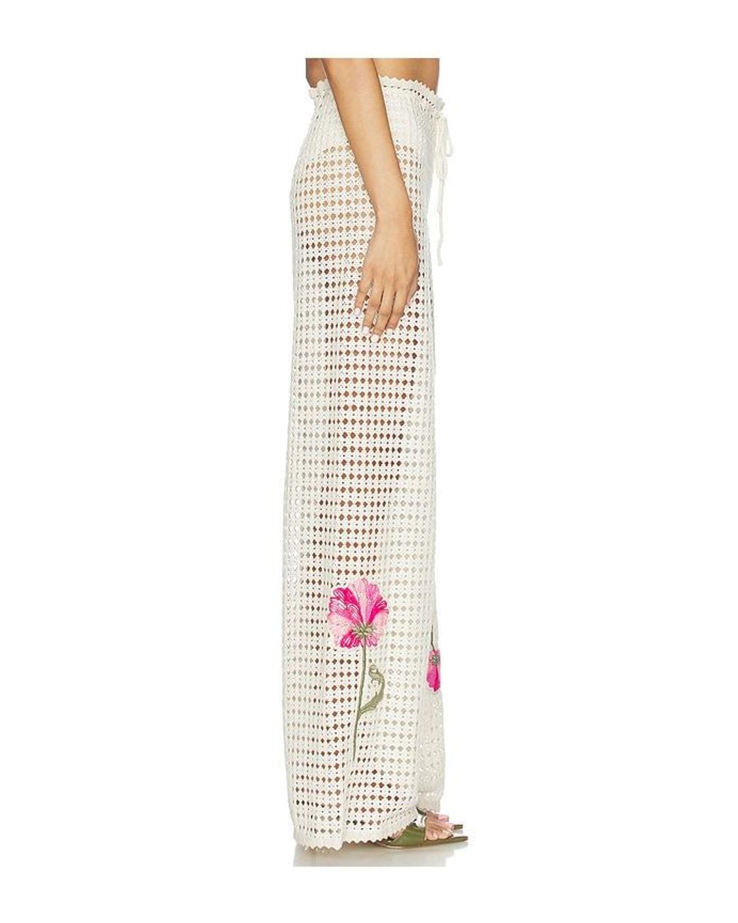 Agua Bendita White X Revolve Roots Pasha Pant