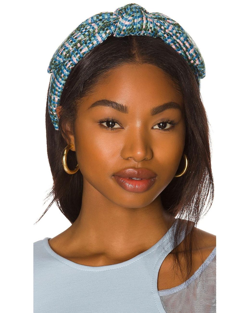Haarspangen und Haarschmuck Damen Accessoires Haarbänder Lele Sadoughi Tweed STIRNBAND VERONICA in Blau 