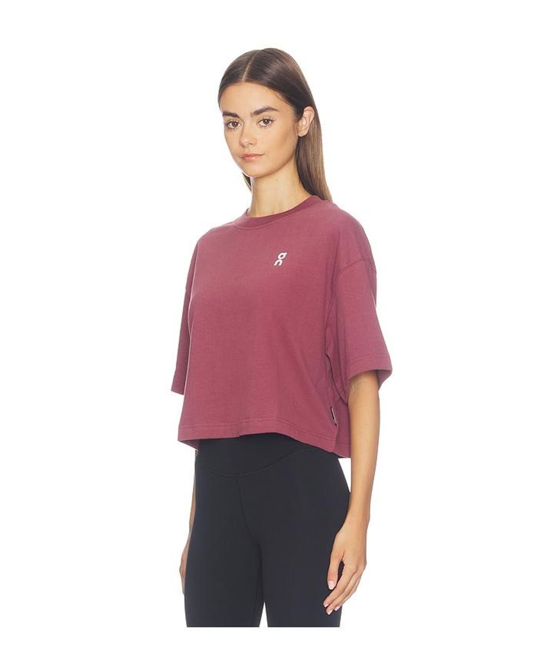 On Shoes Red Club Boxy-T