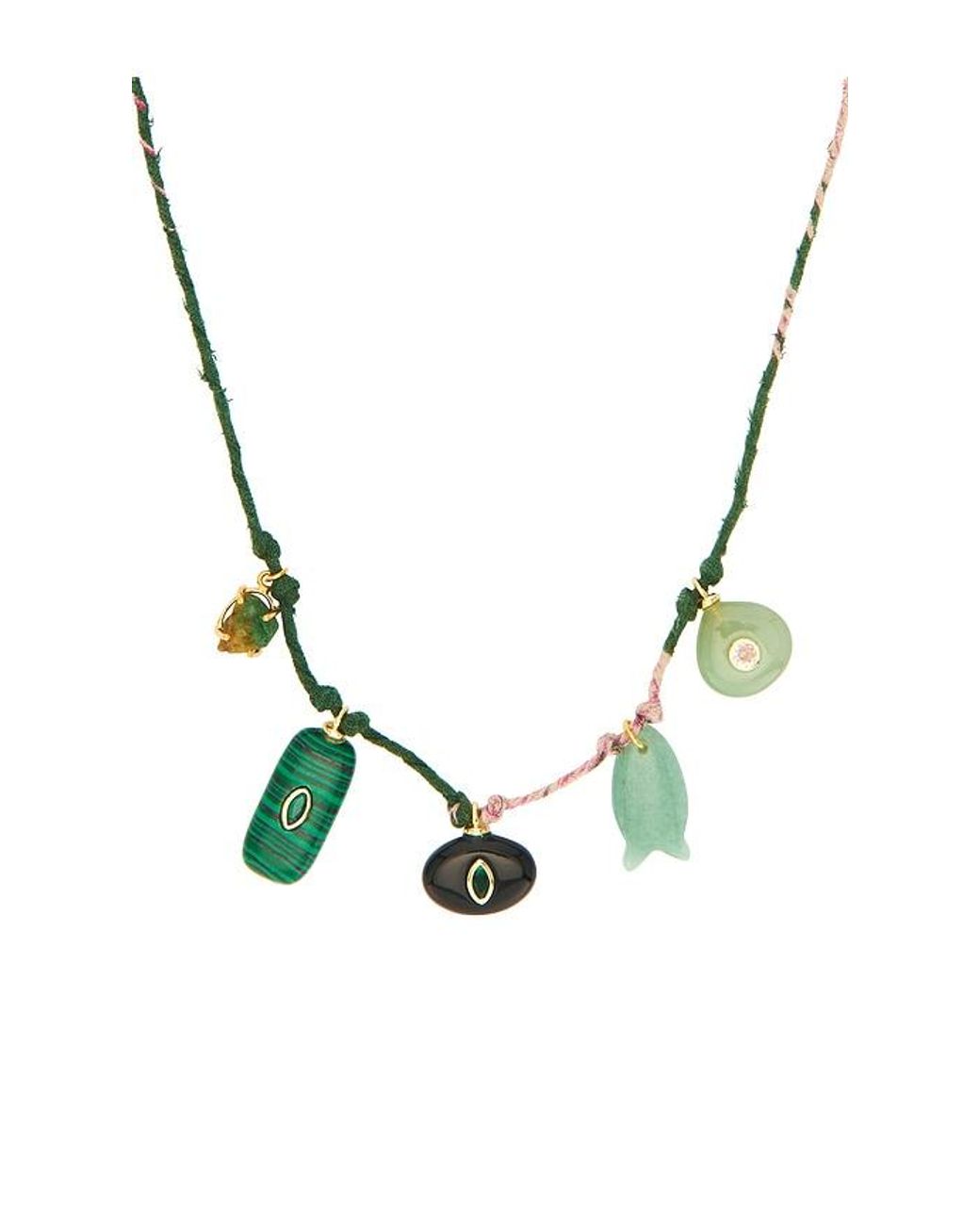 DANNIJO Blue Abalone Necklace