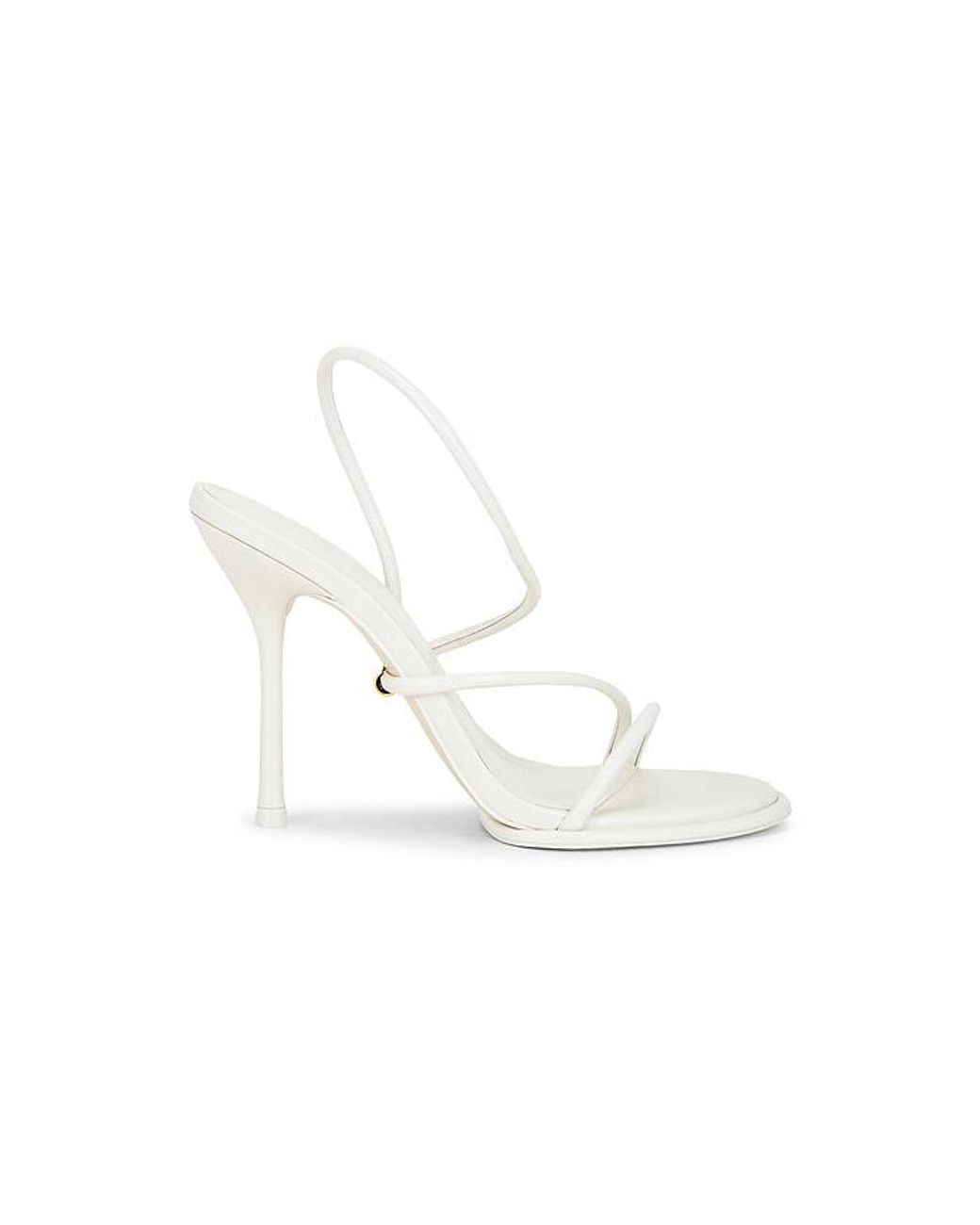 Cult Gaia White Candace Sandal