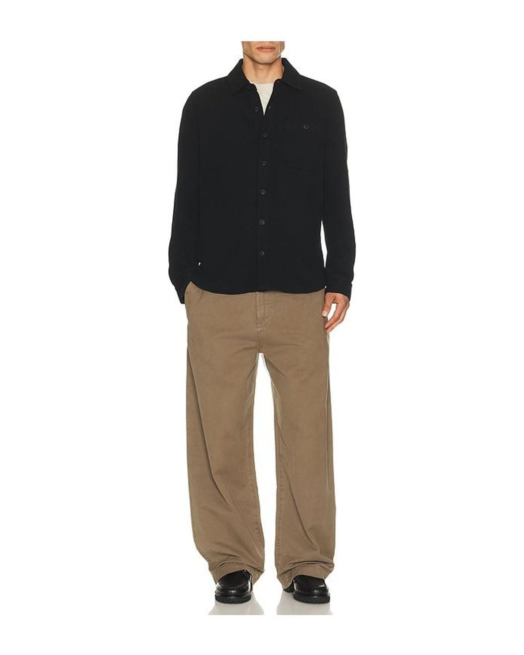 PAIGE Blue Hollander Shirt for men