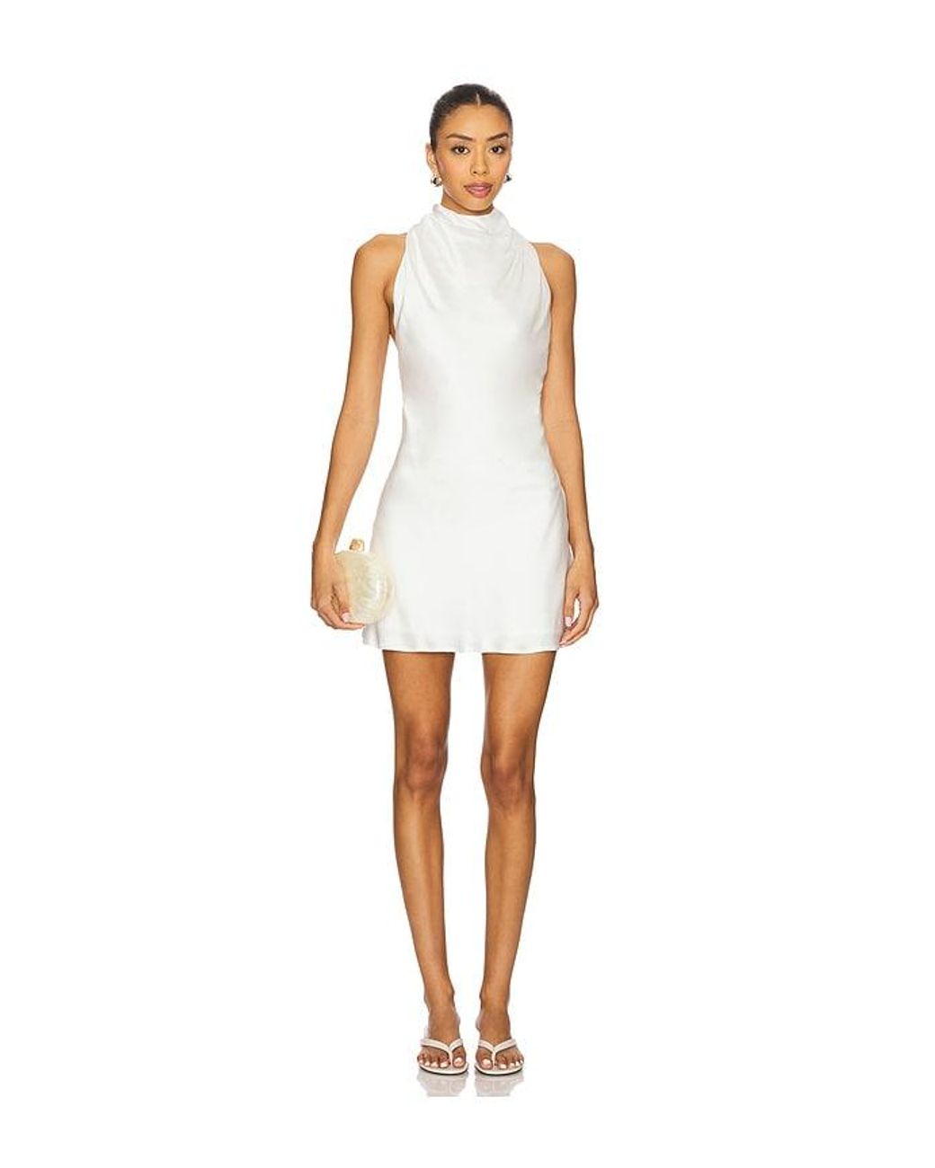 ROBE COURTE NIXIE en White SNDY'S