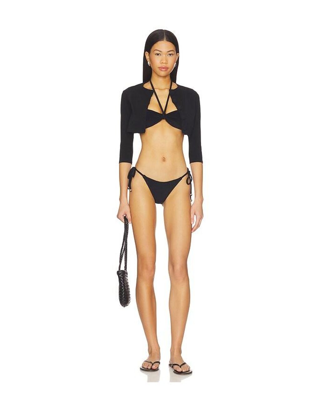 Lisa Marie Fernandez Black Cardigan