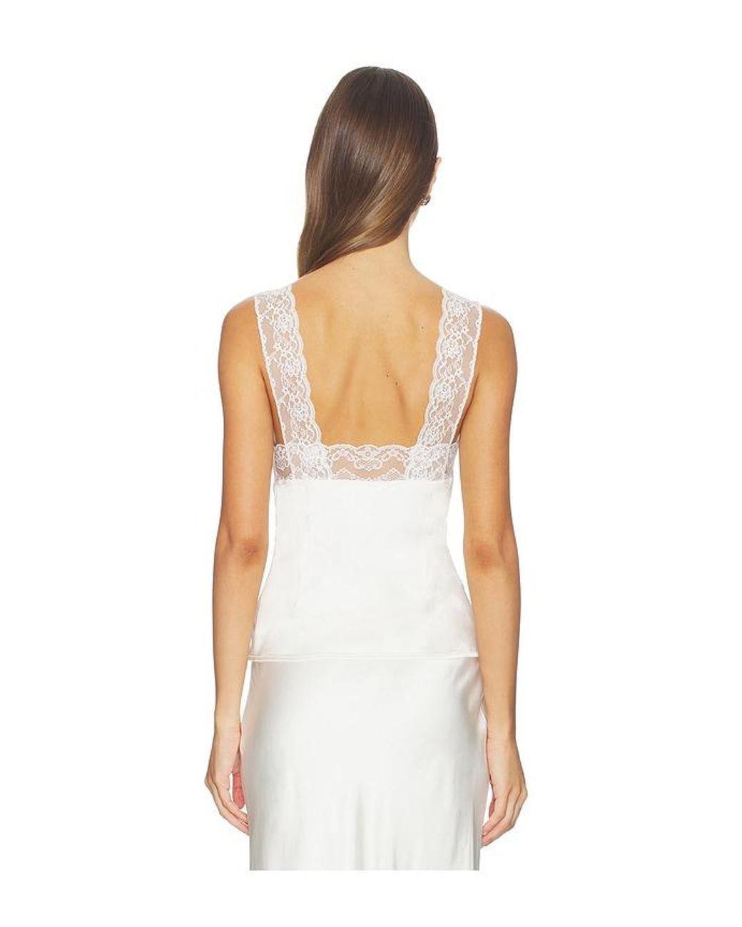 Lovers + Friends White Cierra Top