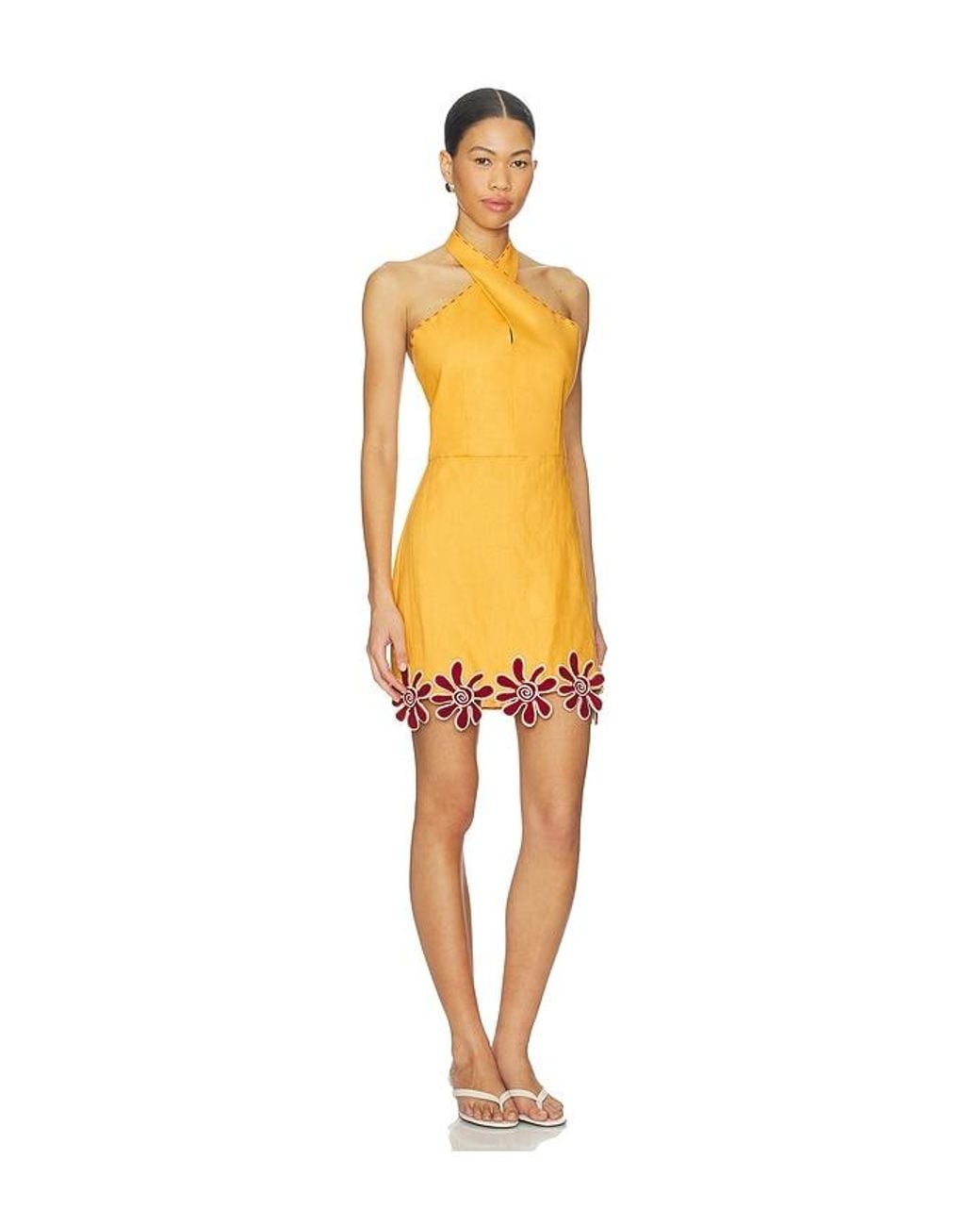 Cala De La Cruz Yellow Veneta Dress