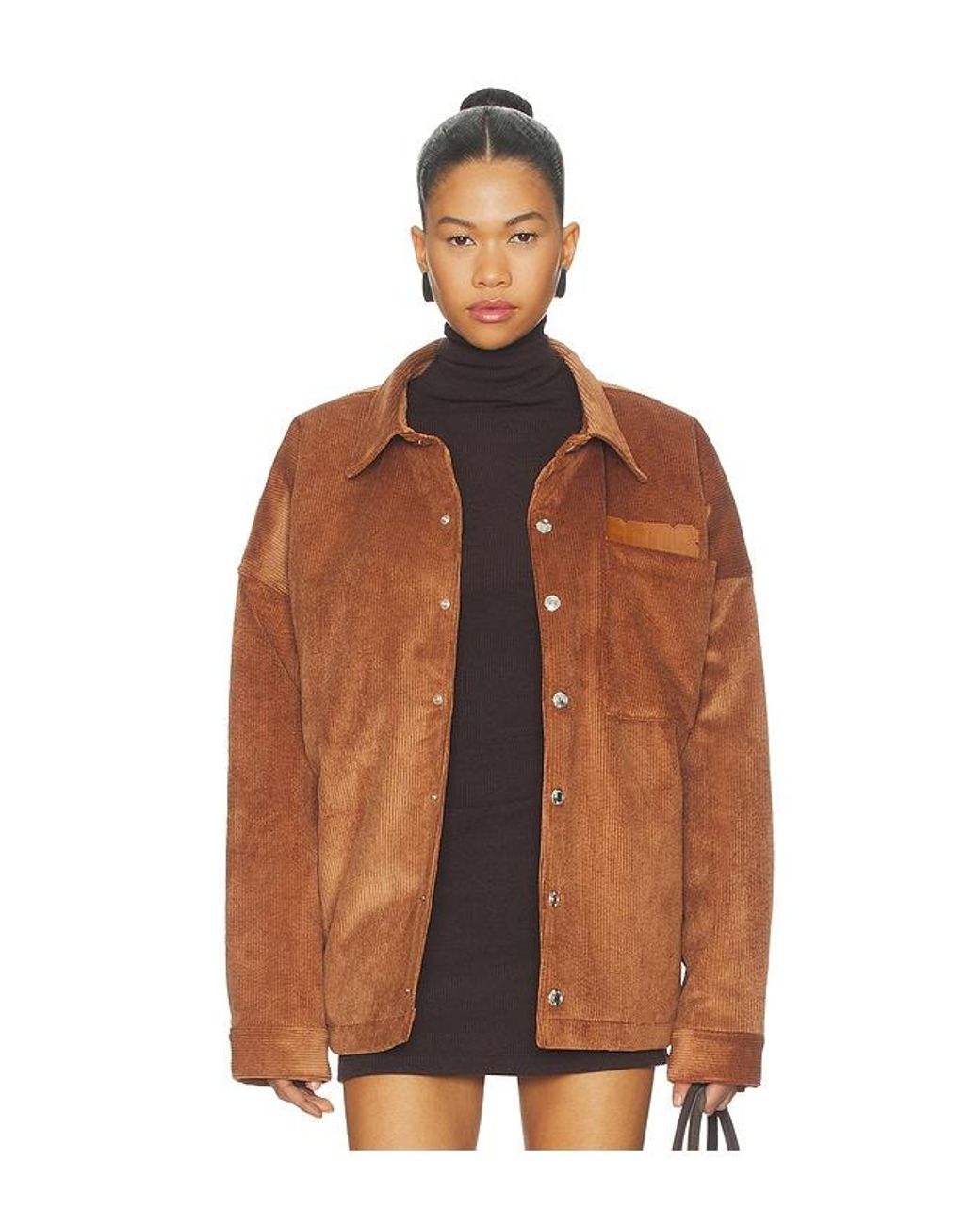 Gcds Brown Corduroy Overshirt
