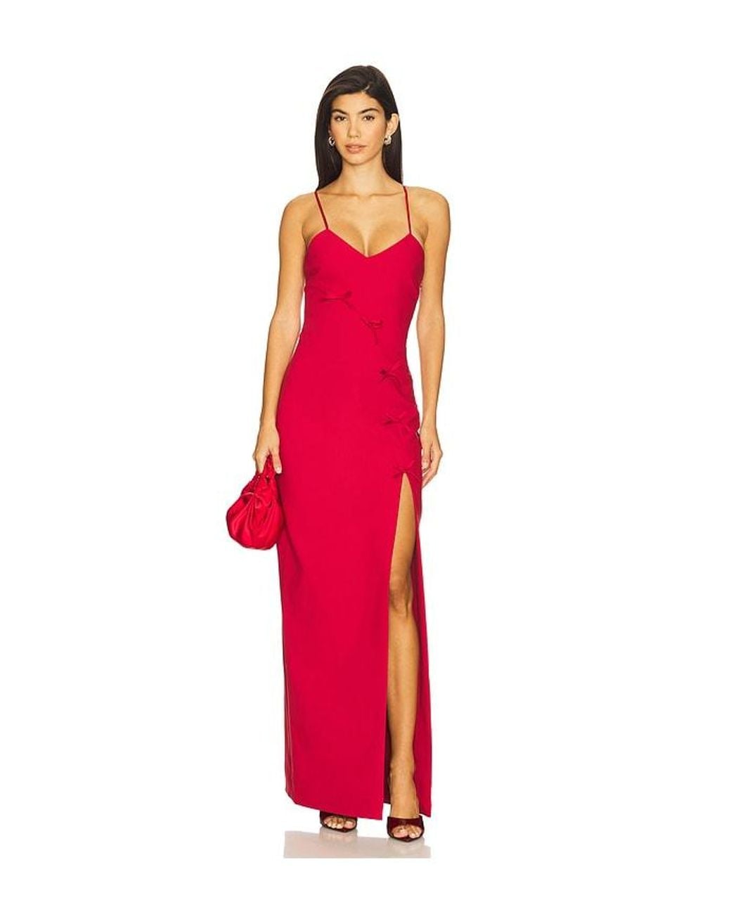Cinq À Sept Red Elea Gown