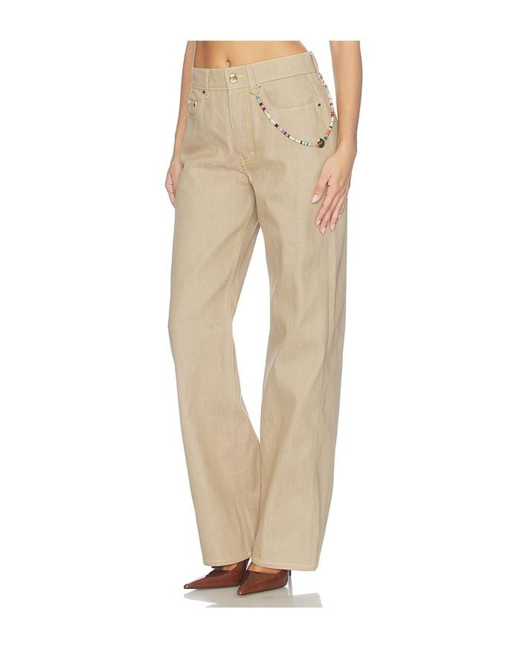 Casablanca Natural Desert Canvas Denim Jeans
