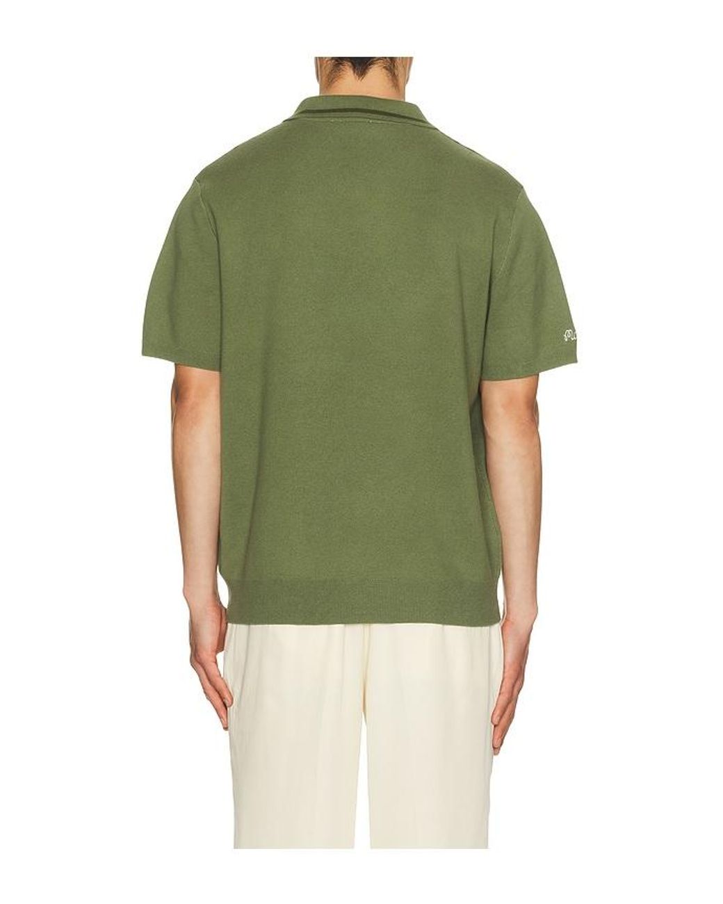 Malbon Green Habana Polo for men