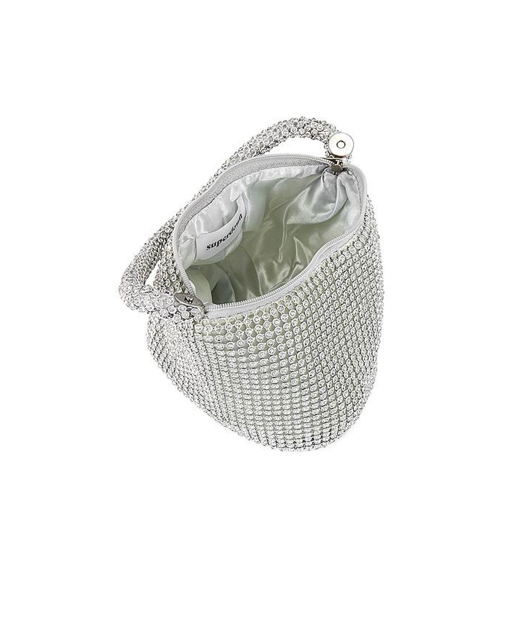 superdown White Sonia Crystal Bag