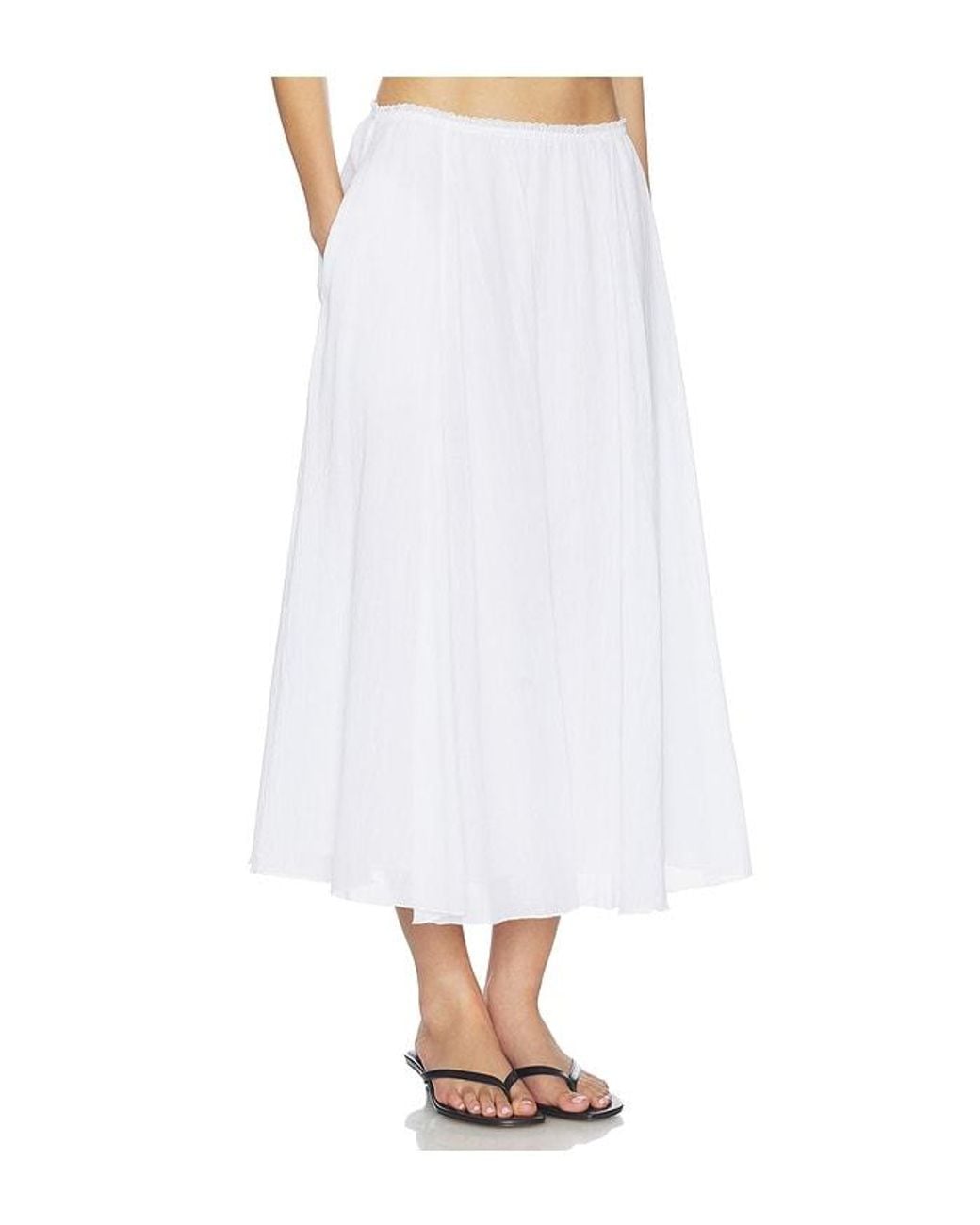 GUIZIO White Formentera Skirt