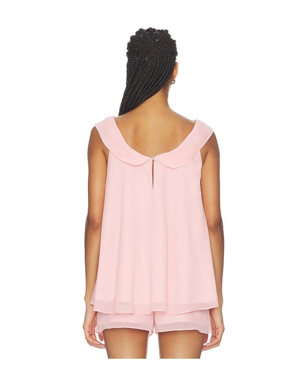 Amanda Uprichard Pink Polly Top