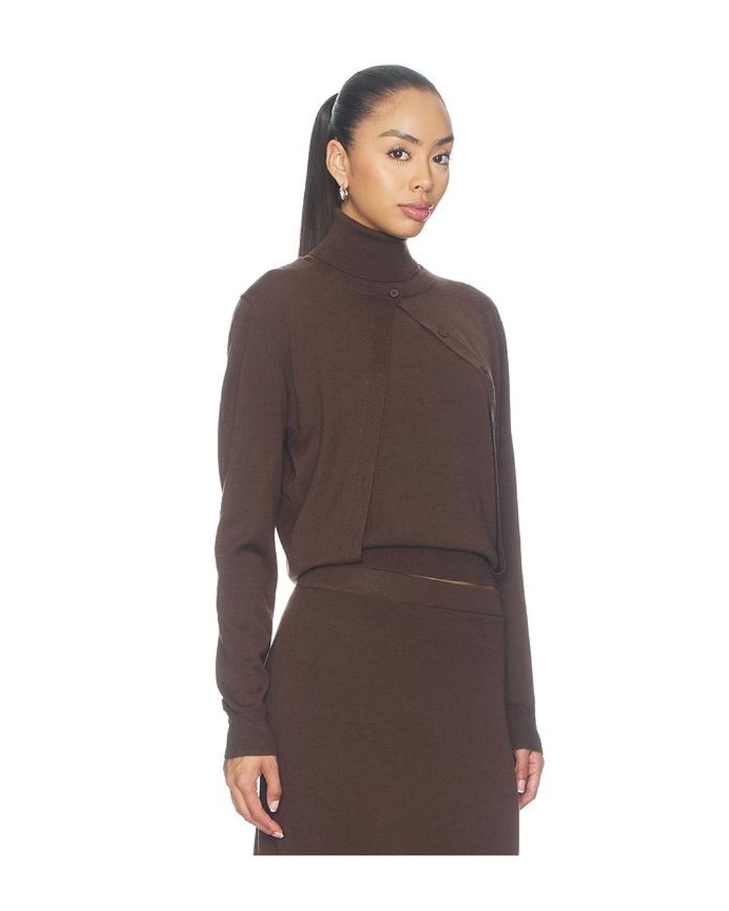 Astr Brown Kelly Sweater