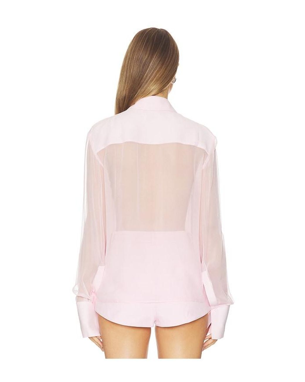 Sans Faff Pink Flore Silk Shirt
