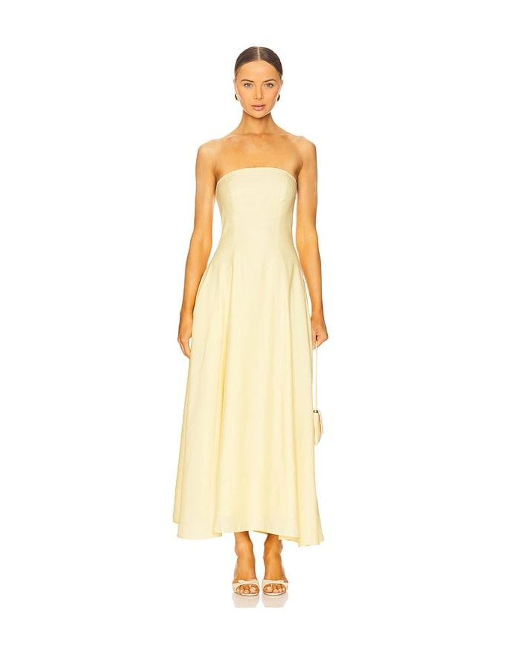 FAVORITE DAUGHTER Metallic The Favorite Linen Dress