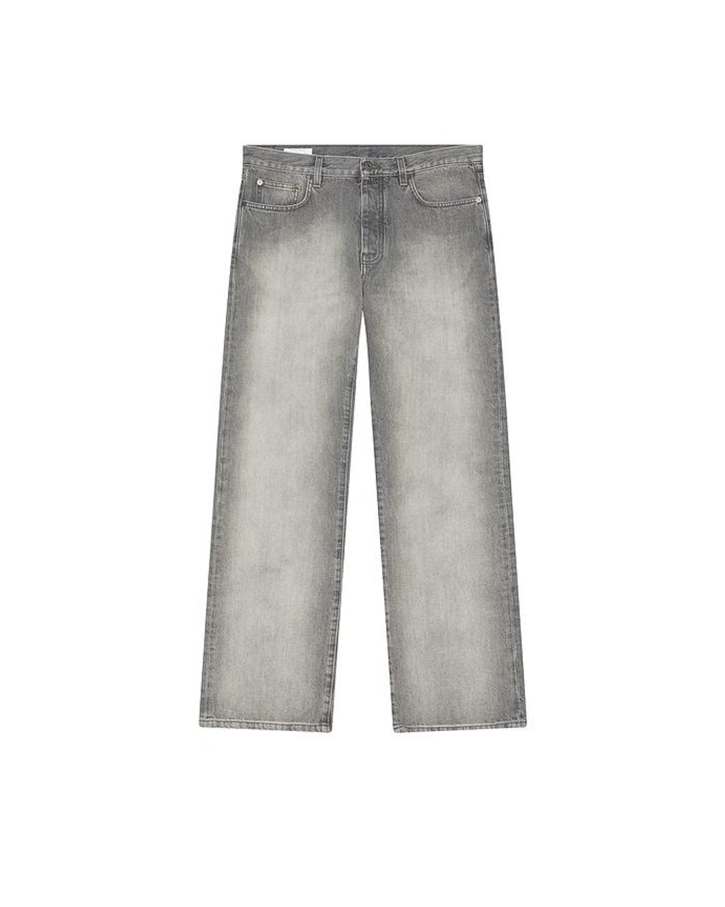Off-White c/o Virgil Abloh Gray Slim Relax Jeans for men
