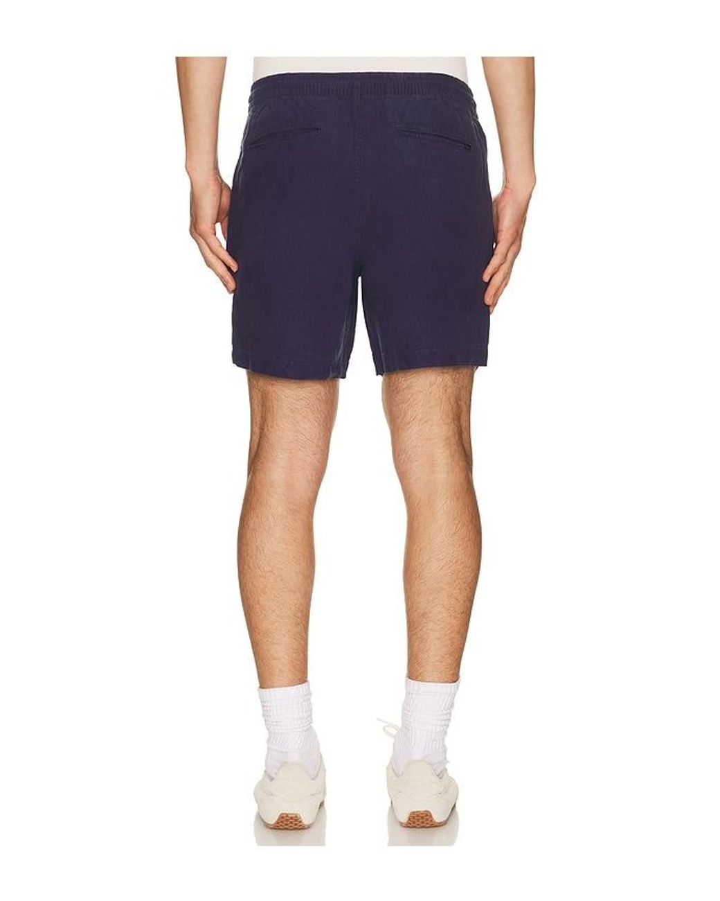 Polo Ralph Lauren Blue Prepster Pull On Linen Short 6 for men