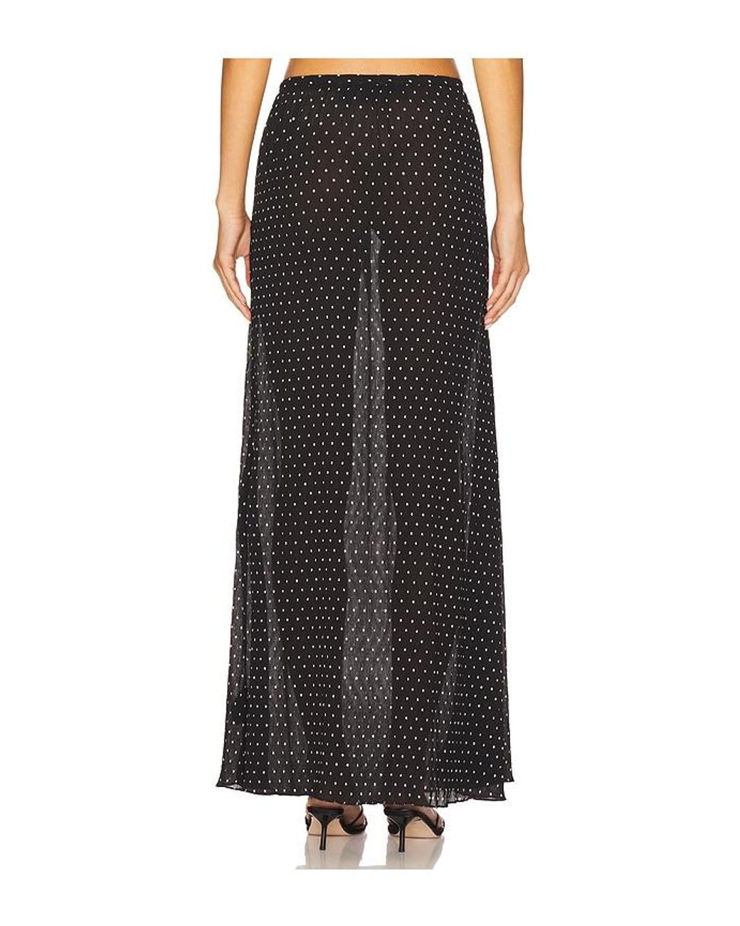 Lioness Black Ford Maxi Skirt