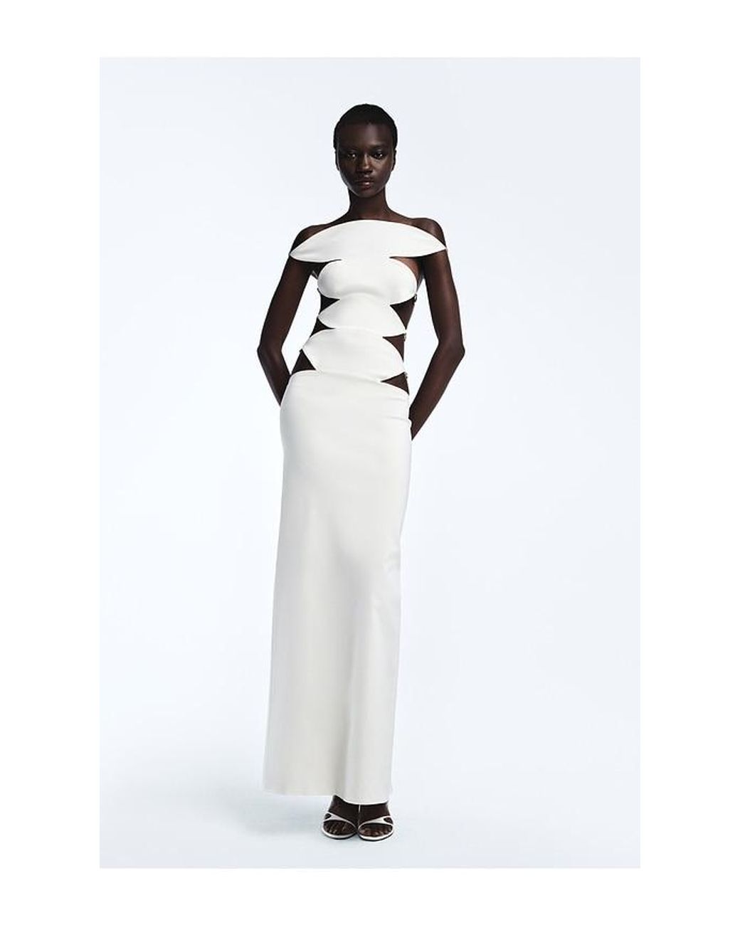 REVOLVE LOS ANGELES White Elettra Maxi Dress