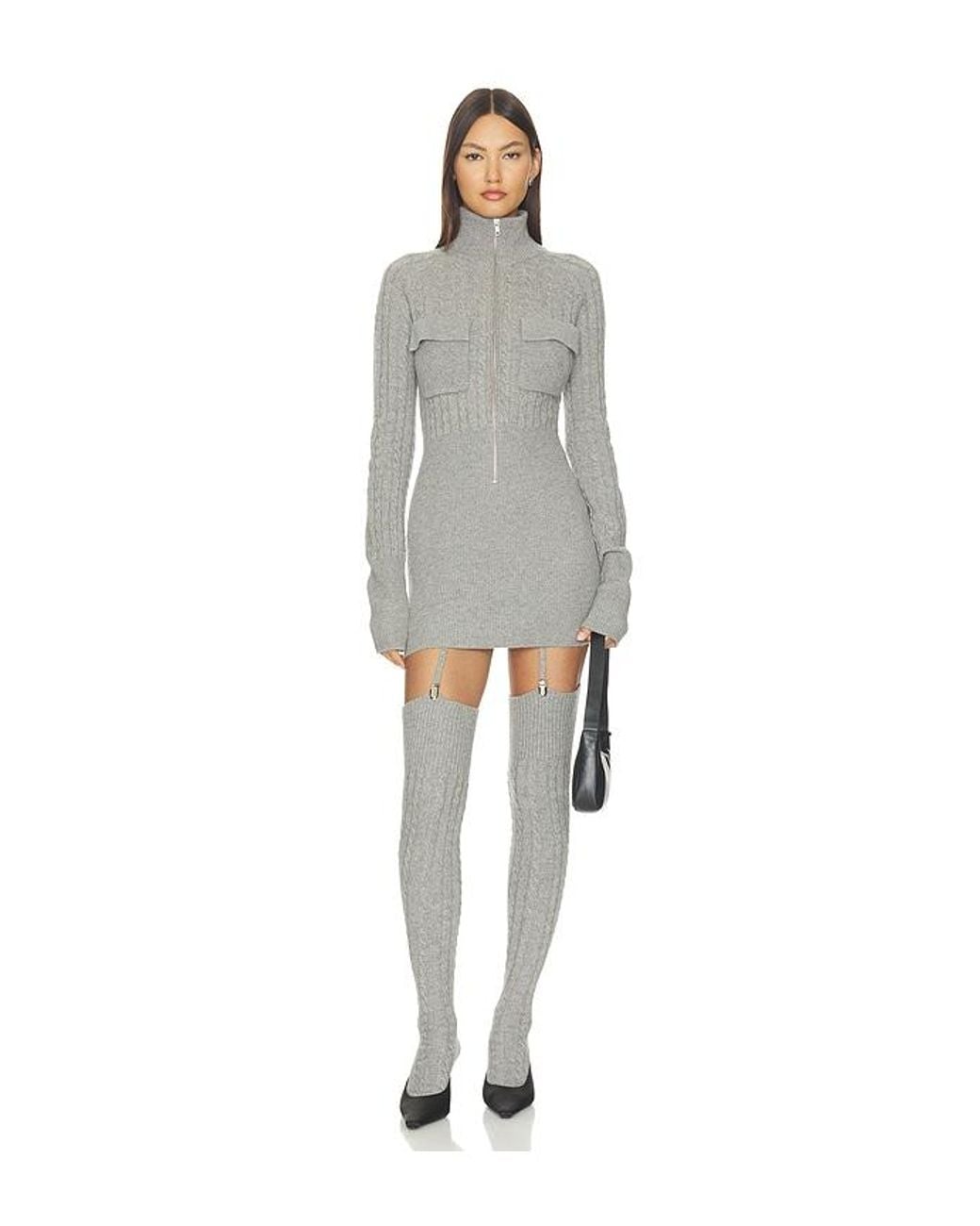 AYA MUSE Gray Rovo Dress
