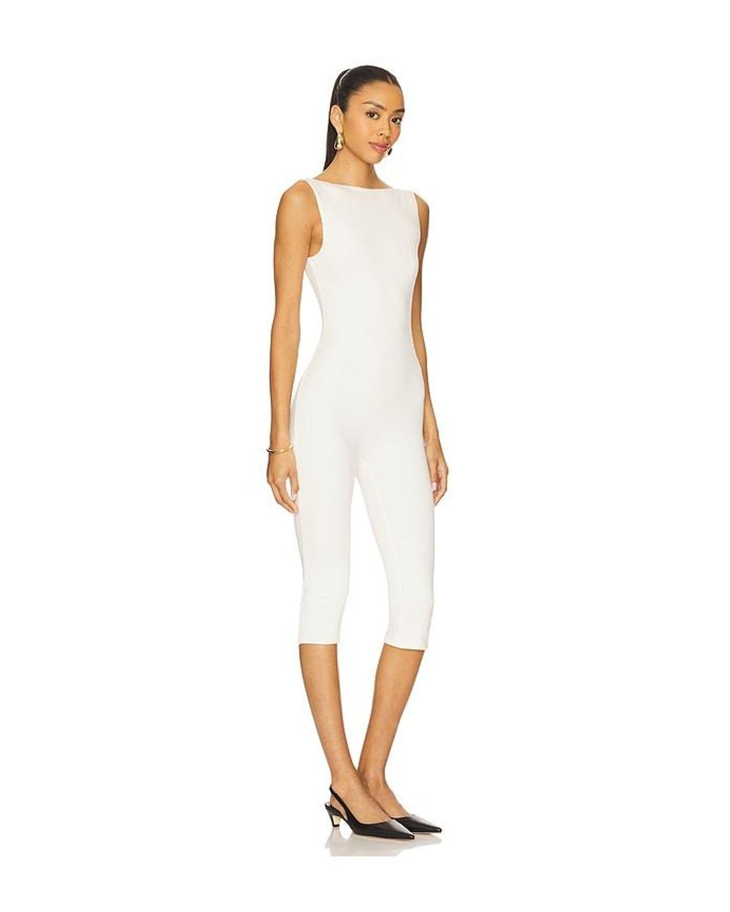 AFRM White Tahlia Jumpsuit