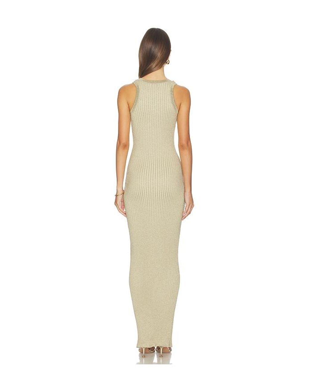 superdown White Rumi Knit Maxi Dress